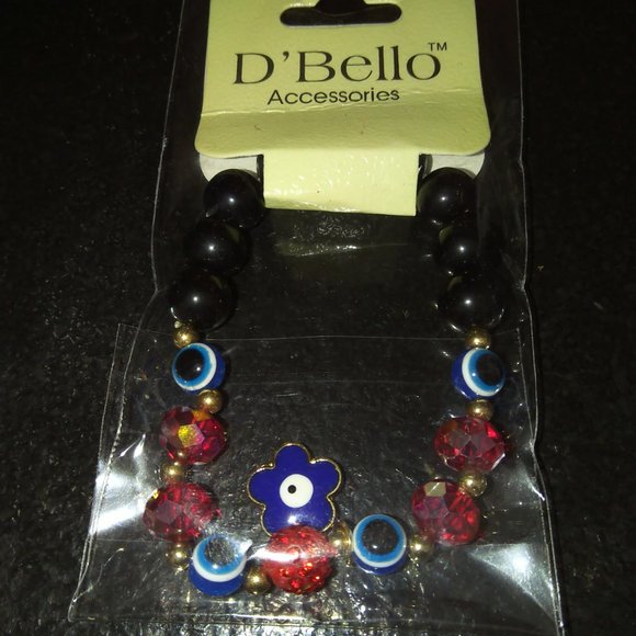 Gift - Bracelet heart D'Bello Accessories - 💜 evil repellant slip on, beaded. - Picture 5 of 5